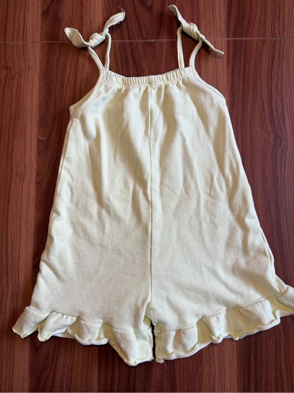 Zara 3-4Y Light Yellow Short Romper